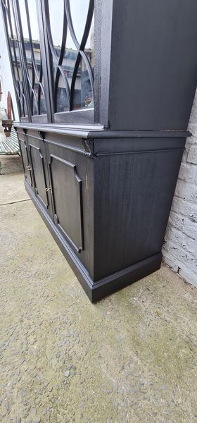 Furniture two body patina black industrial library