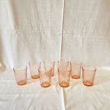 8 Verres rosaline