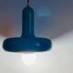 Green metal pendant light