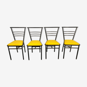 Vintage set of 4 designer chairs