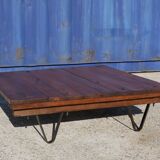 Industrial coffee table