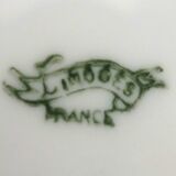 2 tasses avec sous tasses porcelaine de Limoges vintage