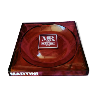 Advertising ashtray martini in smoked glass