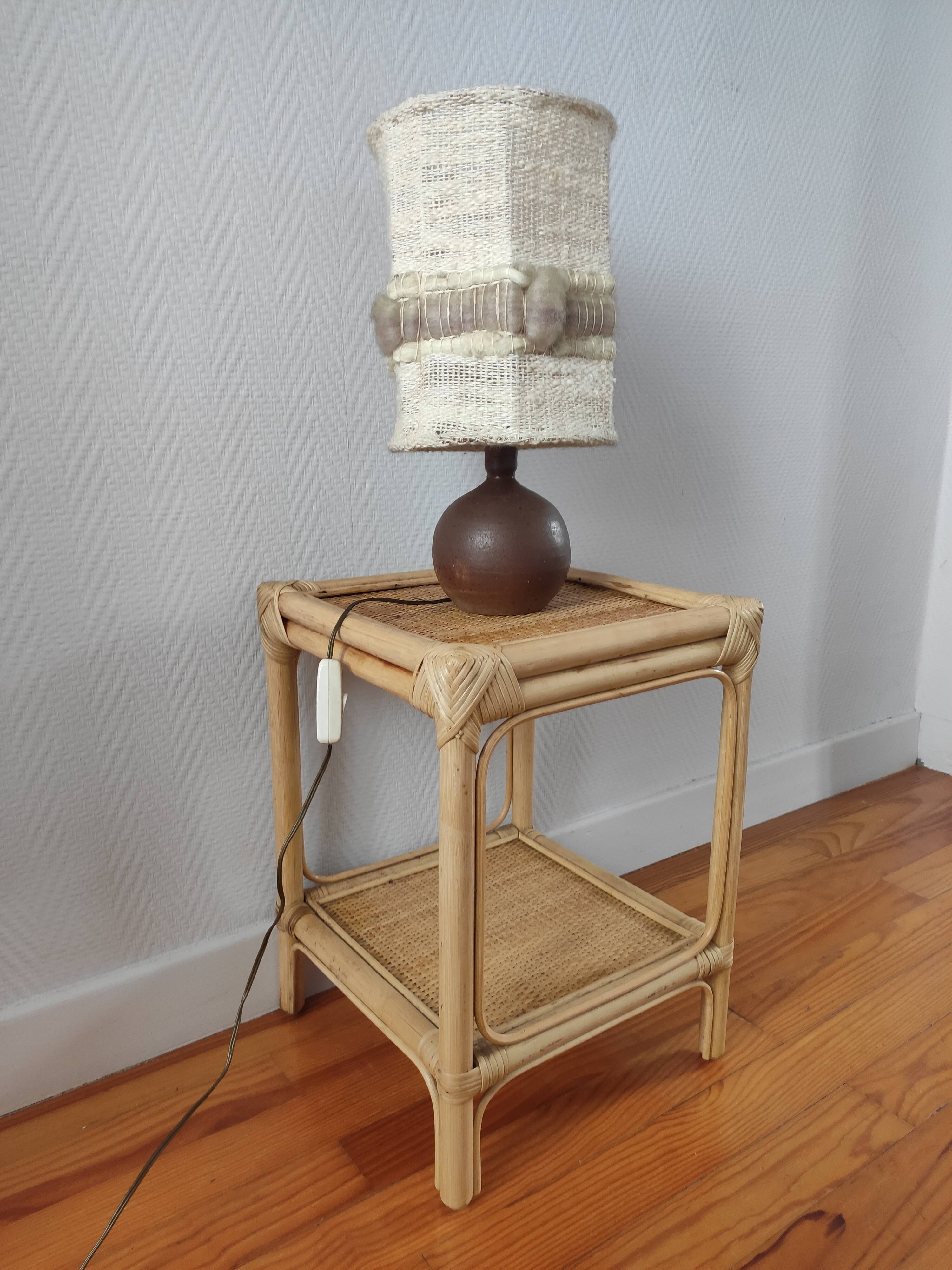 Rattan nightstand