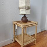 Rattan nightstand
