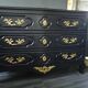 Louis XV style curved chest of drawers