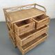 Rattan chest of drawers 4 drawers
