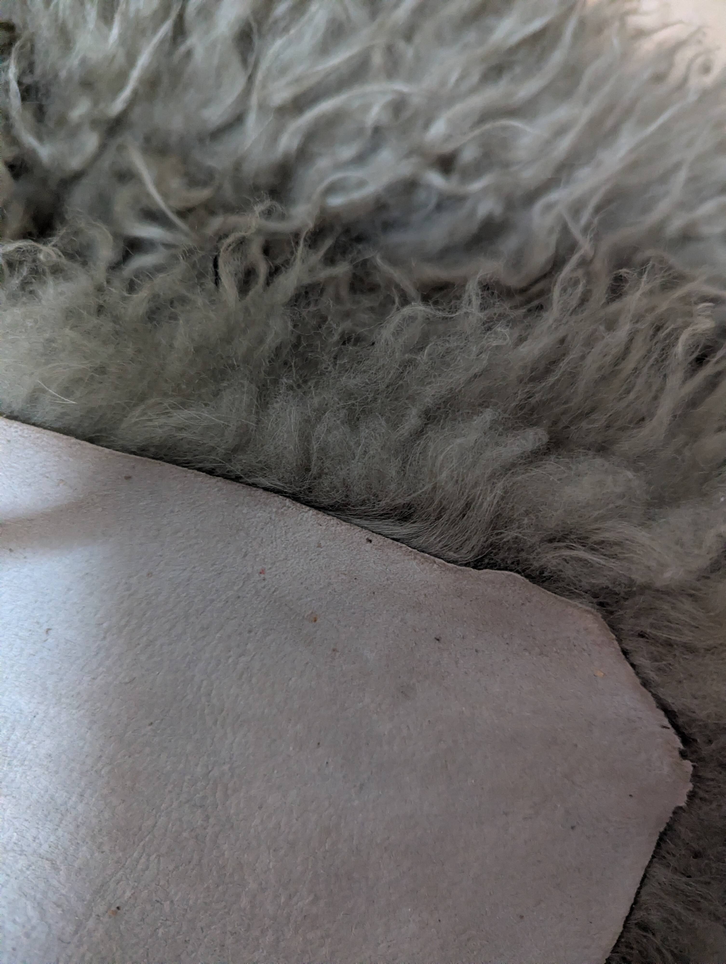 Natural sheepskin rug Dyreskinn