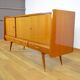 Vintage Mahogany Compass Leg Sideboard 1960