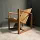 Fauteuil en bois moderniste