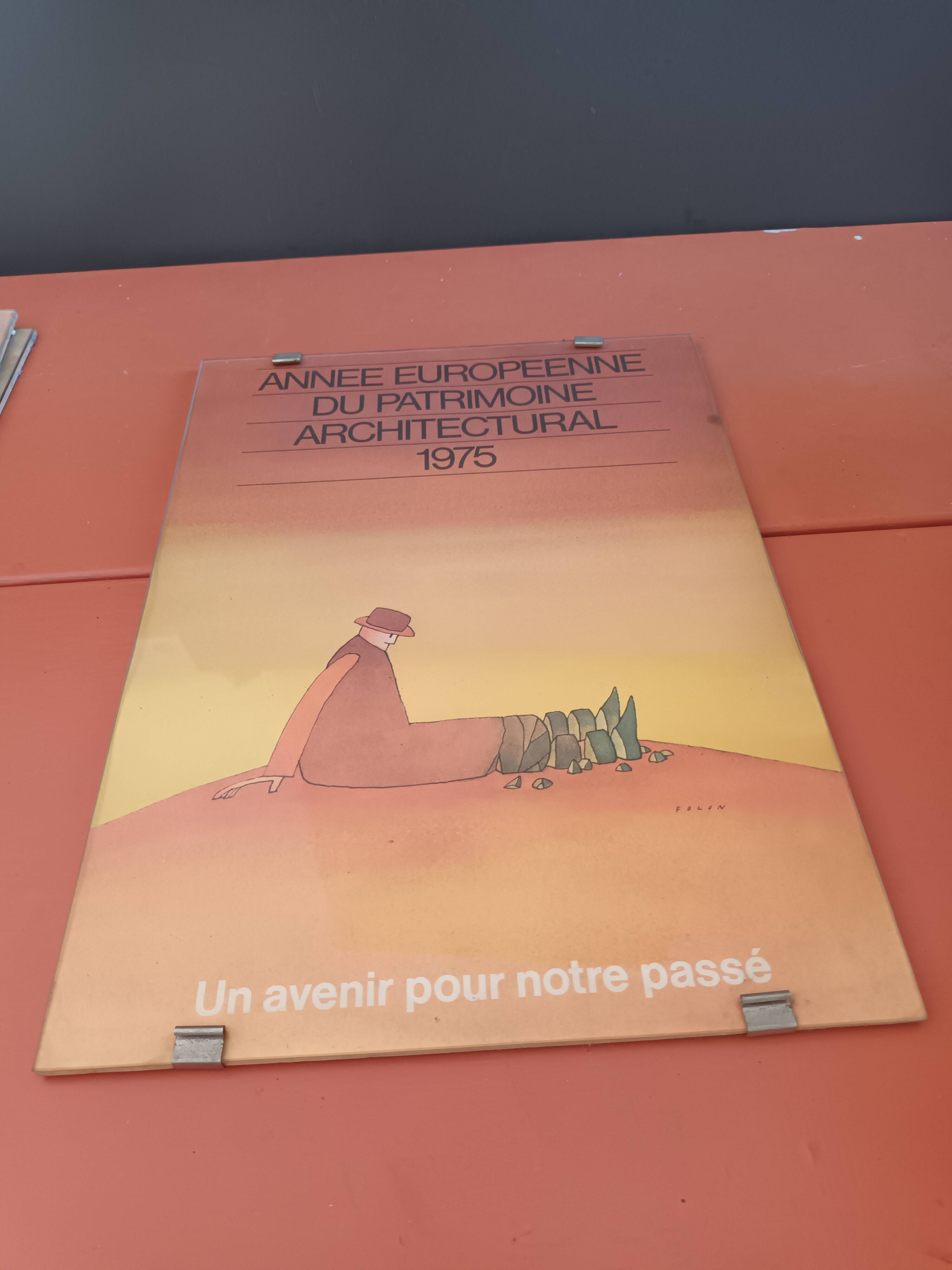 Affiche folon 1975