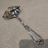 Silver-plated metal ladle for fat and lean meat, Ercuis silversmith, Louis XV, 29