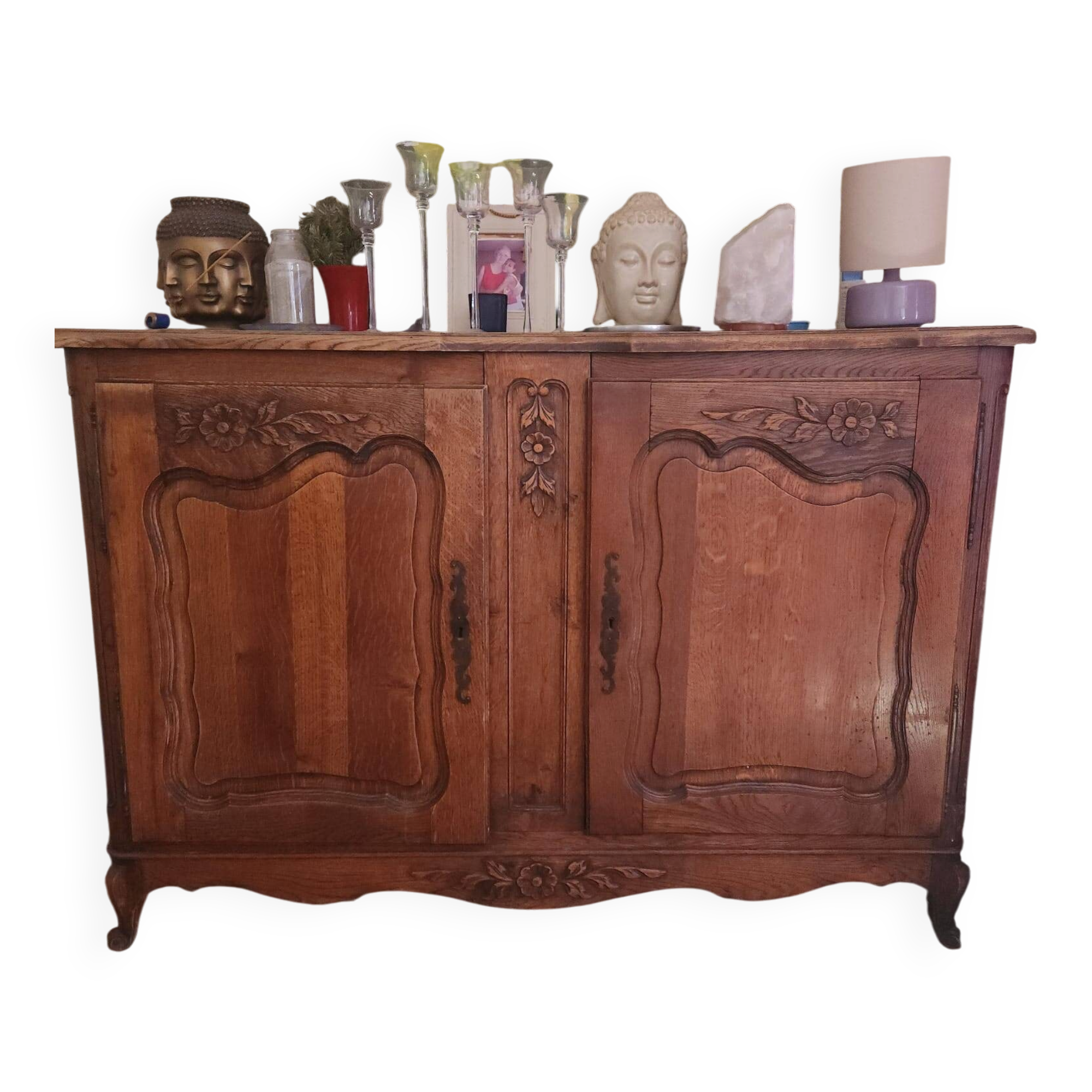 Buffet en bois style louis XV