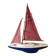F27 VP50 basin sailboat from the French brand Giraud Sauveur.