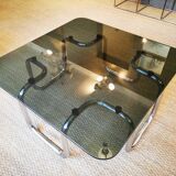 Italian design coffee table, Bauhaus style, 70s