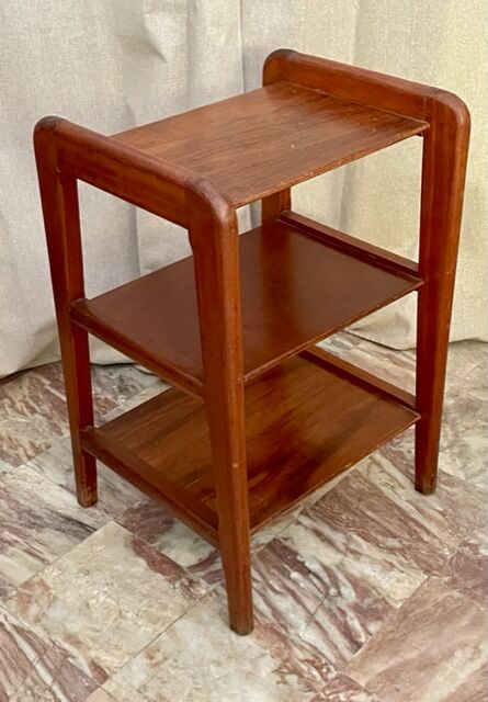 Teak sofa end table 1950 France