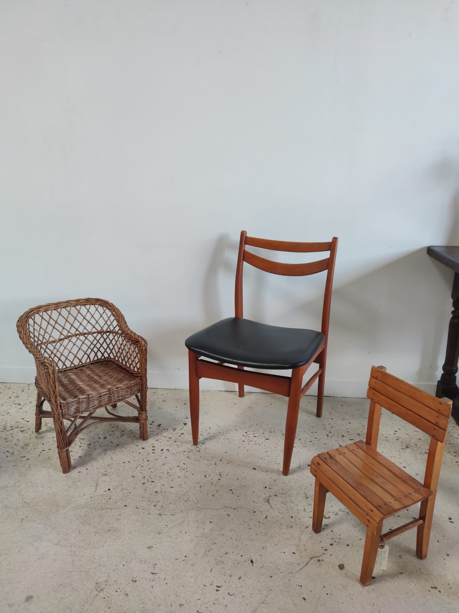 Rattan children's chair