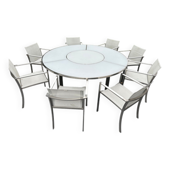 Garden table + 8 chairs Royal Botania