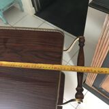 Rolling service wood and brass