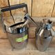 Vintage Alfi shaker set and insulated chrome ice bucket.