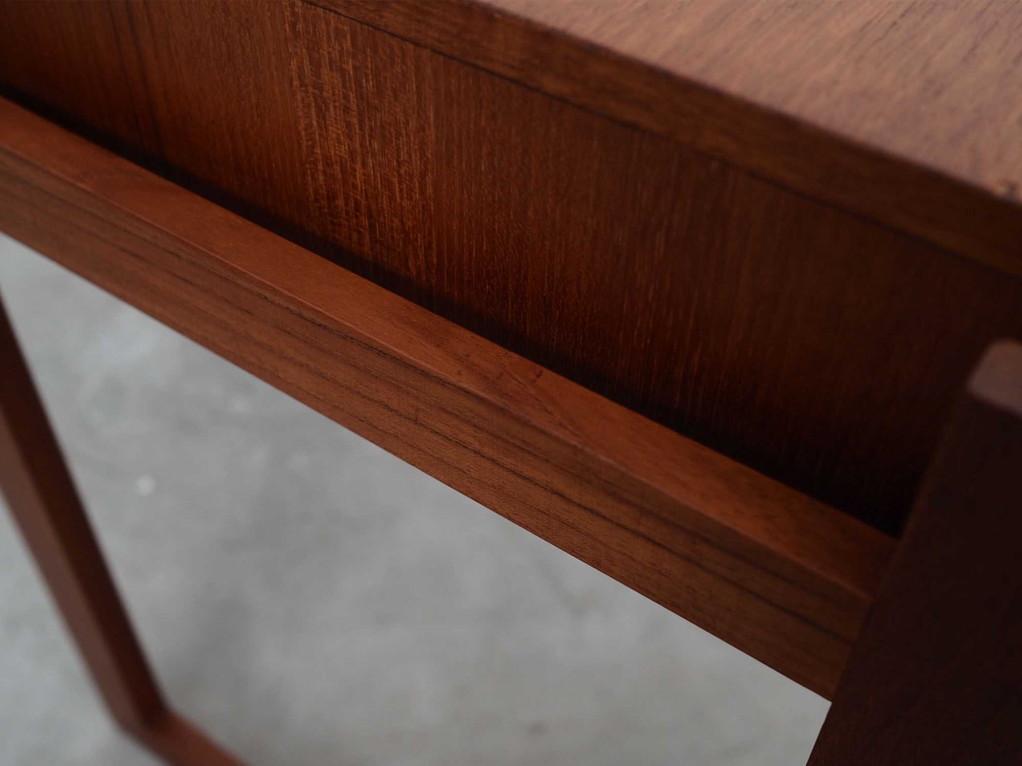 Teak bedside table, Danish design, 1970s, production: Denmark