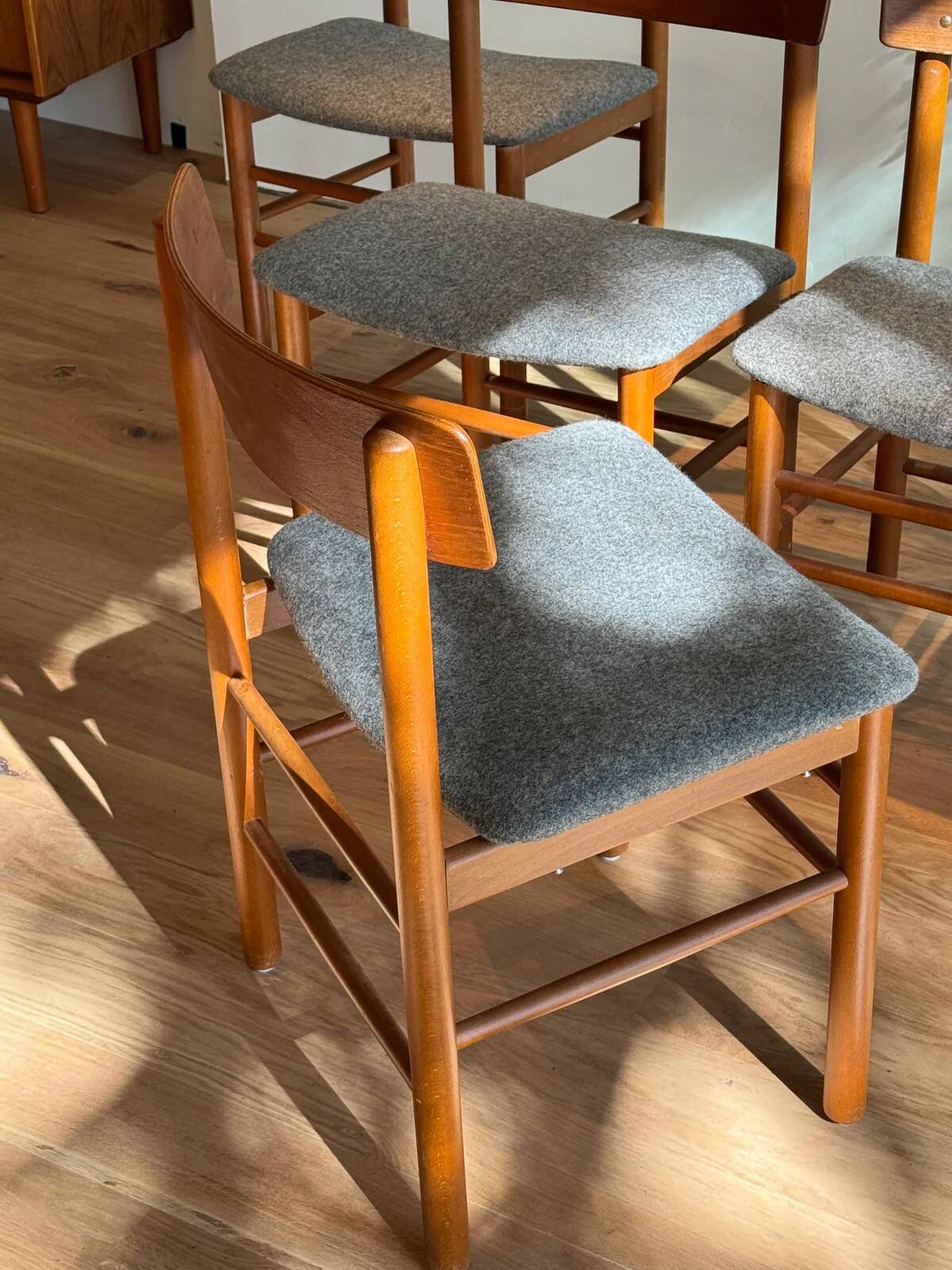 Vintage Scandinavian teak chairs