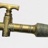 Ancien Robinet de Fût en Bronze