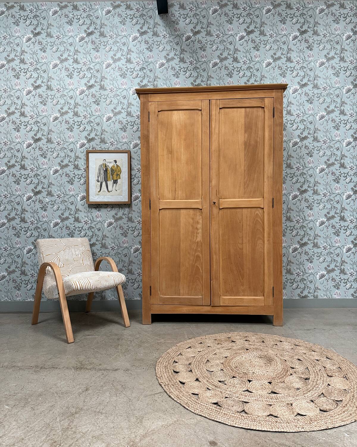 Parisian beech wardrobe (renovated)