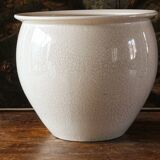 Cracked ceramic planter