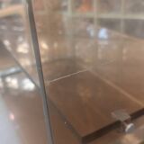 Smoked plexiglass coffee table