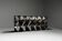 Stainless Steel Room divider / bookcase by Manfredo Massironi for Arrmet