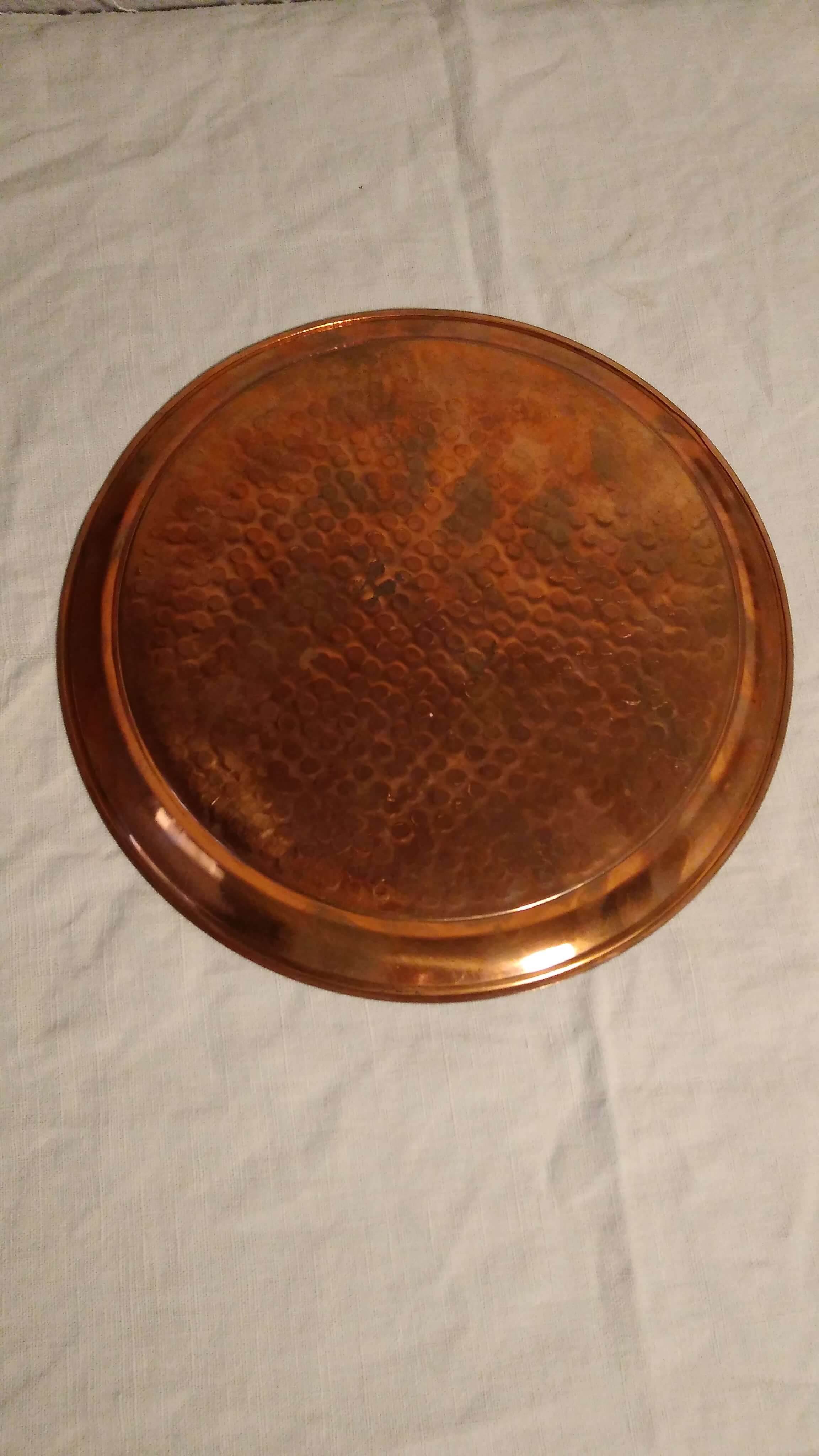 Liquor service or glass and copper tea