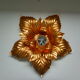 Vintage flower wall lamp
