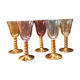 Lot de 5 verres à pied