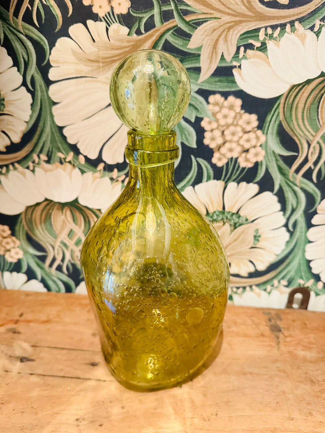 Green Biot carafe