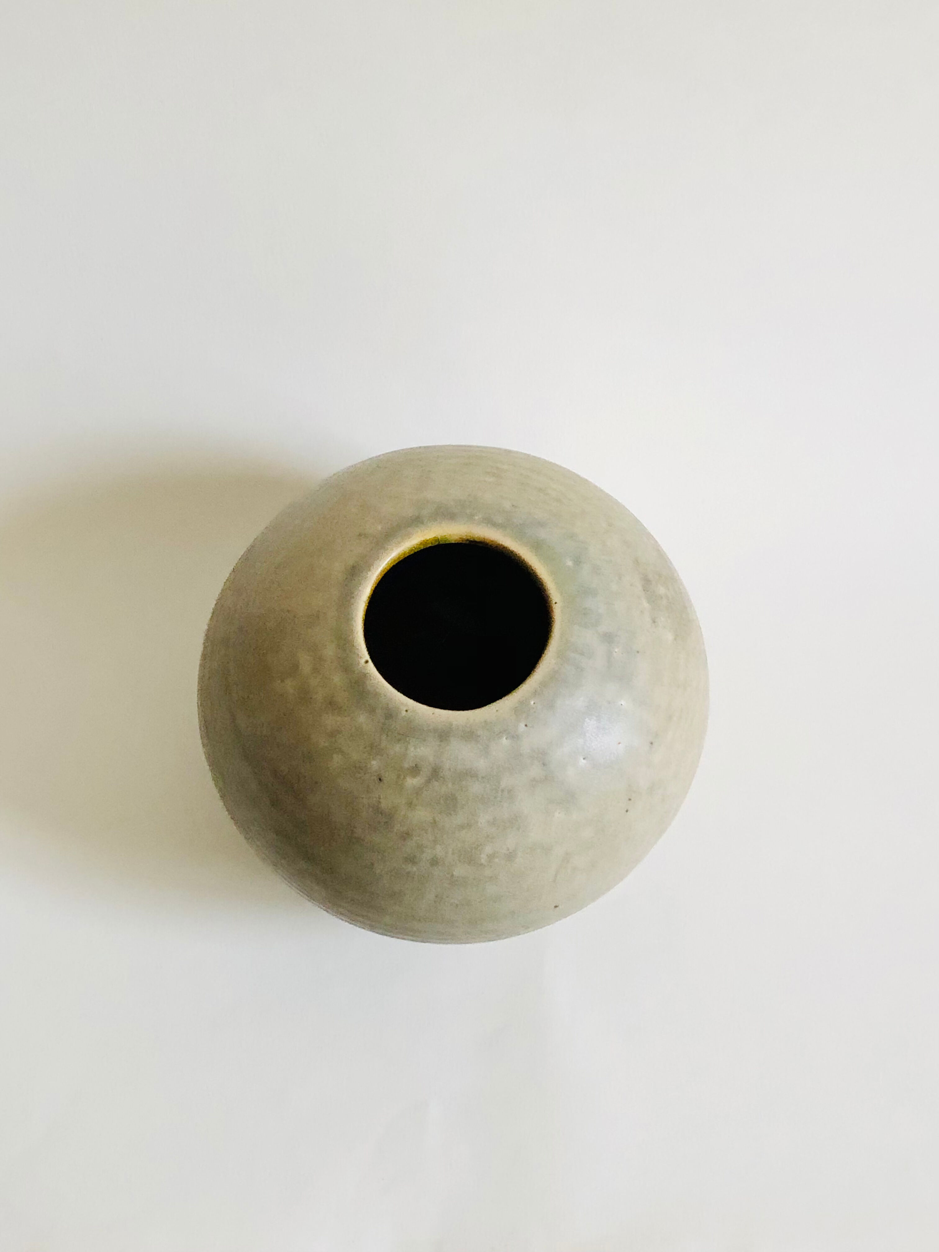 Vintage Ball Vase in Dutch Ceramic