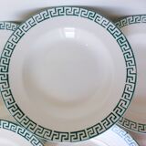 6 soup plates from Digoin Sarreguemines