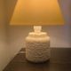 Small French lamp from the 1960s carved in stone