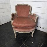 Louis XV style cabriolet armchair