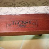 Set of six Thonet armchairs in bent wood, Vienna, Austria, 1991