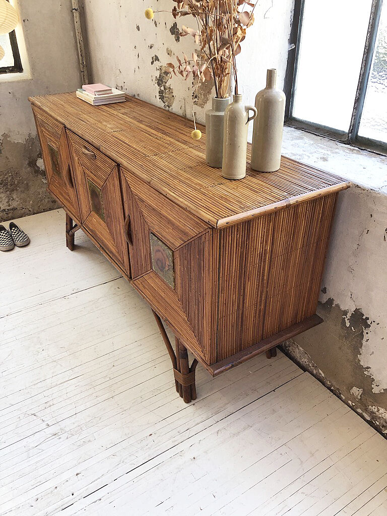 Tropicalist rattan sideboard 60