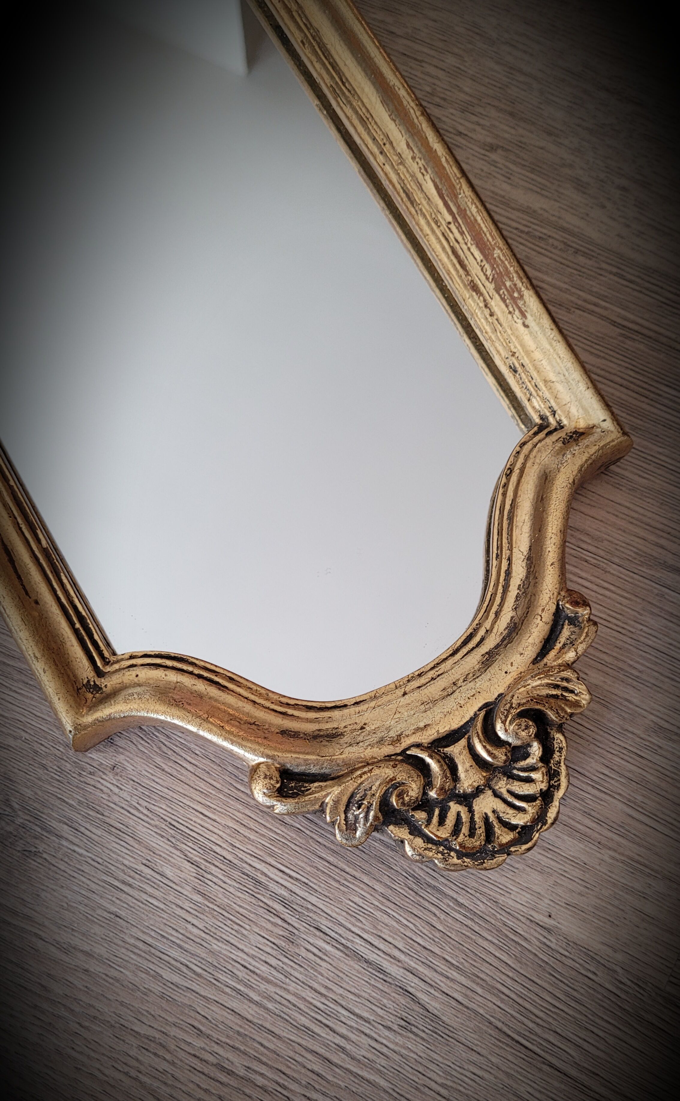 Golden mirror bouquet flowers 41 x 17