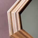 Handcrafted wooden mirror