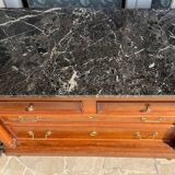Antique chest of drawers on top