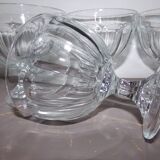 6 ice cream or dessert cups on foot