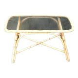 Table basse en bambou vintage
