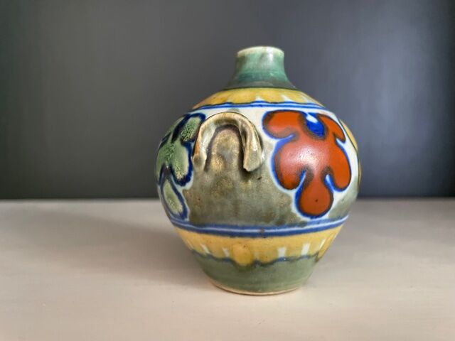 Miniature rhodian holland vase, circa 1920