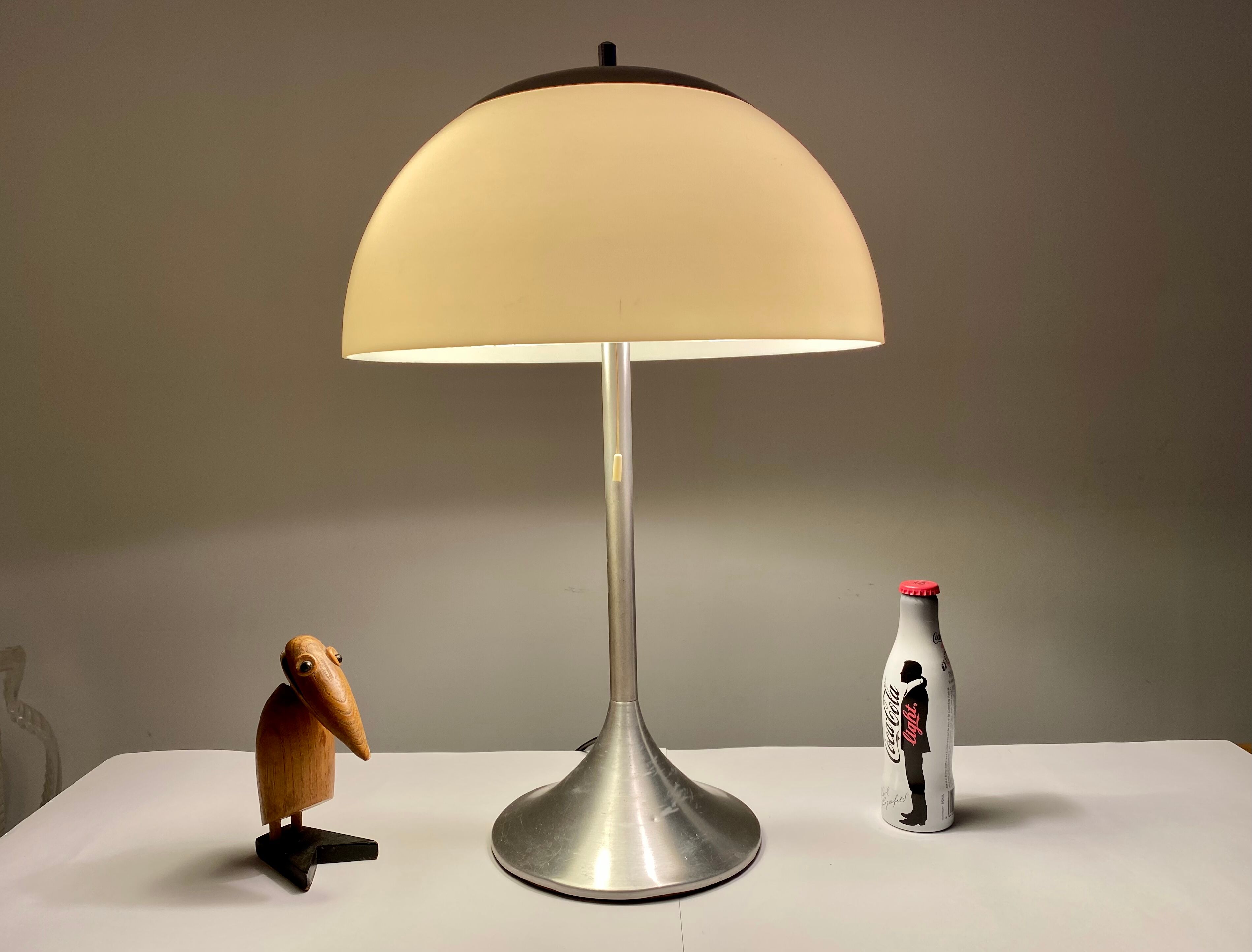 Lamp mushroom walking tulip Unilux France vintage design 70s