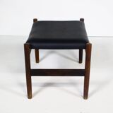 Tabouret danois en palissandre années 1960