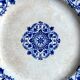 Jules Vieillard Bordeaux ironstone cake plate, "Louis XV" service